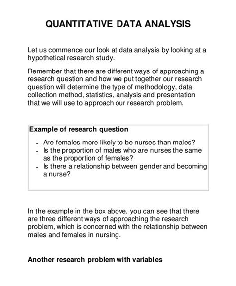 data analysis in quantitative research sample|data analysis in quantitative research pdf.